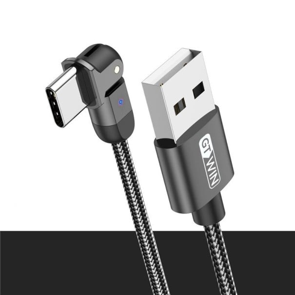 Datový kabel s rotačním konektorem USB-C / USB černá 1 m