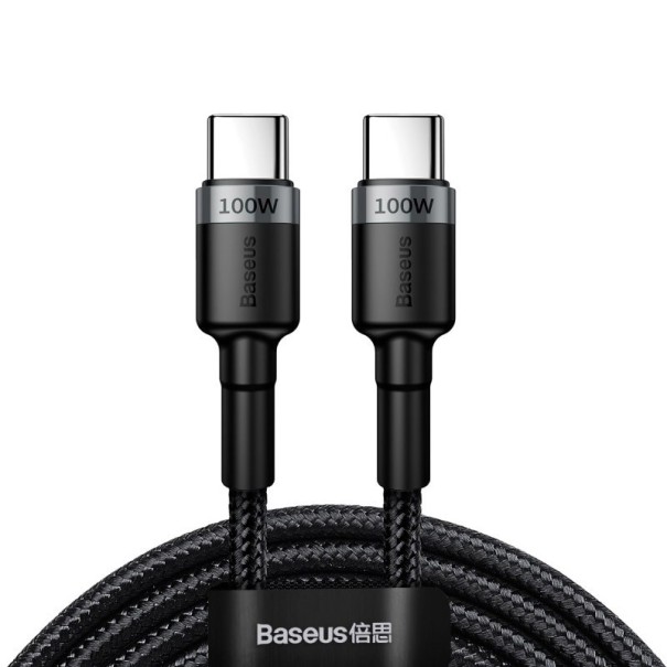 Datový kabel USB-C PD 100 W šedá 1 m