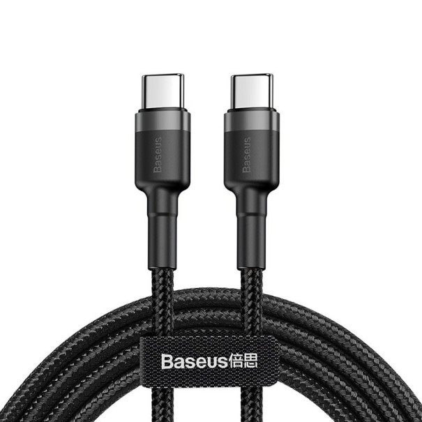 Datový kabel USB-C PD šedá 50 cm
