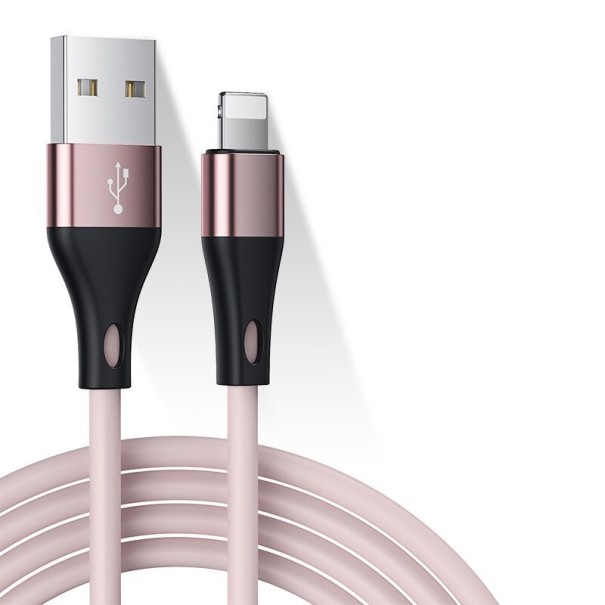 Datový kabel USB / Lightning 2 ks růžová 1 m