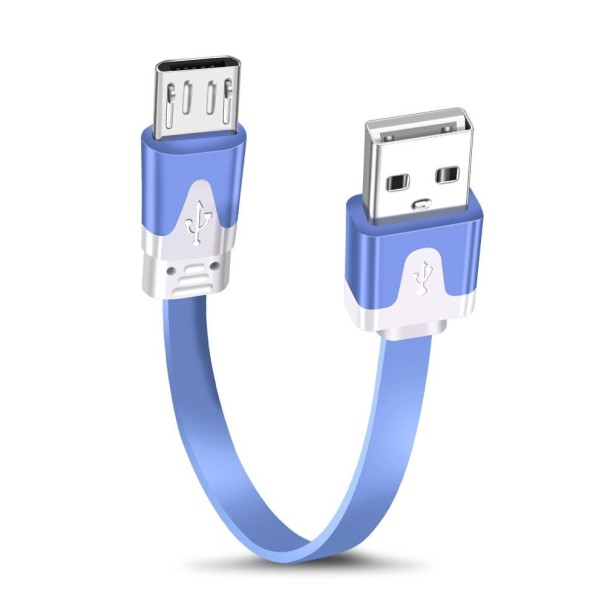 Datový kabel USB / Micro USB K647 modrá 1 m