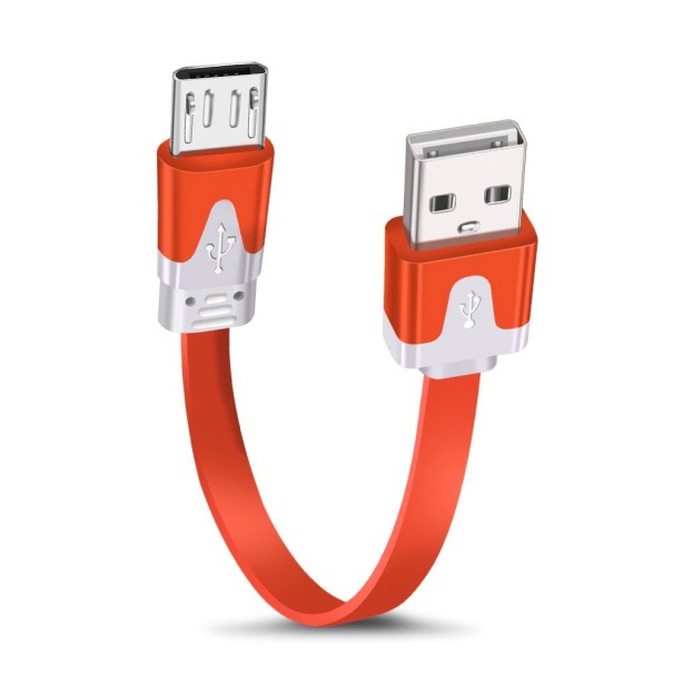 Datový kabel USB / Micro USB K647 oranžová 2 m