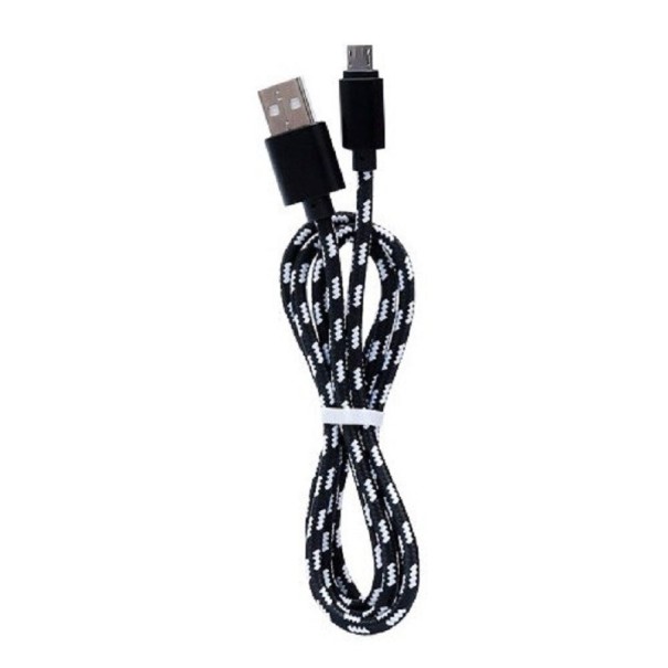 Dátový kábel USB / Micro USB K654 čierna 3 m