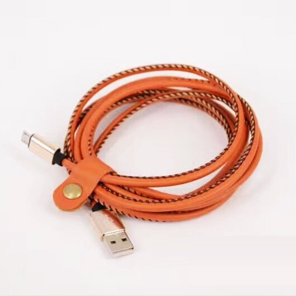 Datový kabel USB na Micro USB 1 m K684 hnědá