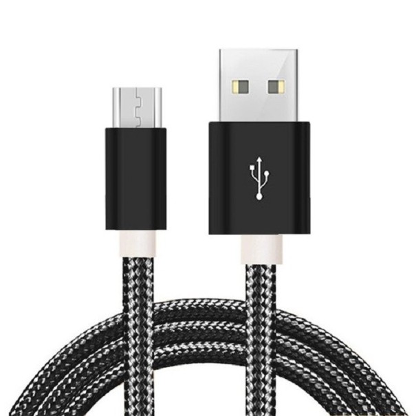 Dátový kábel USB na Micro USB K492 čierna 1,5 m