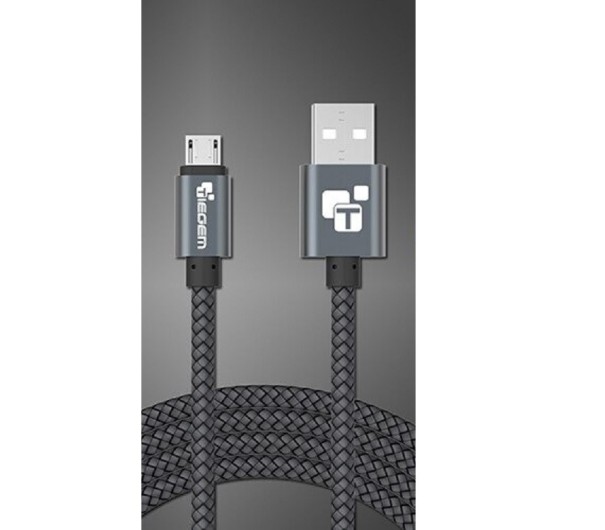 Datový kabel USB na Micro USB K591 šedá 2 m
