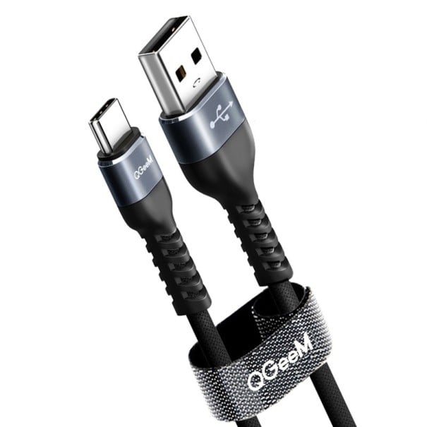 Dátový kábel USB na USB-C K443 tmavo sivá 50 cm