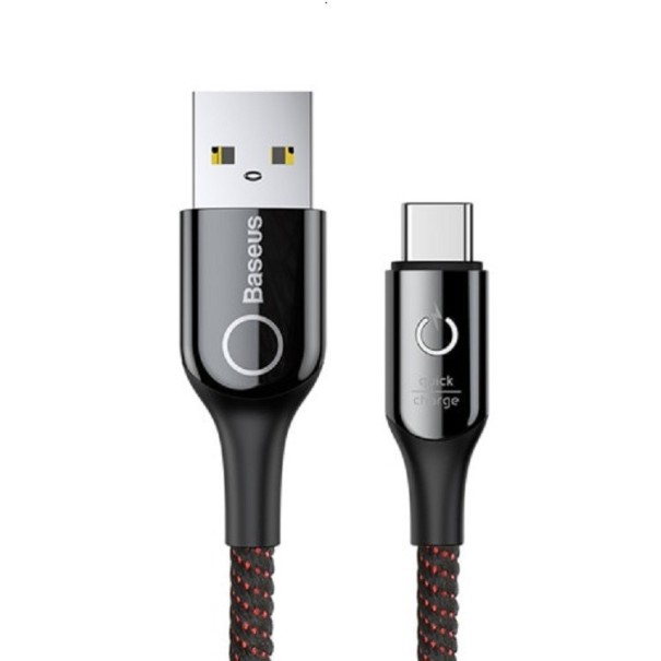 Dátový kábel USB na USB-C K544 čierna