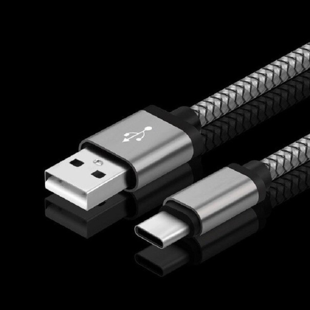 Datový kabel USB na USB-C K571 šedá 25 cm