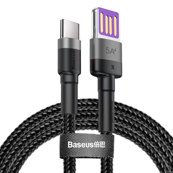 Datový kabel USB na USB-C K669 černá