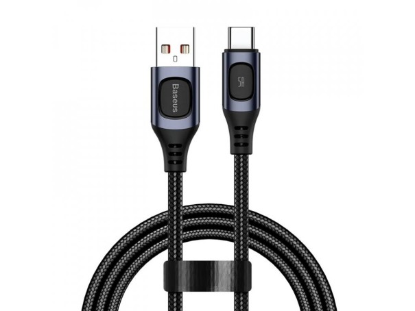 Dátový kábel USB / USB-C K685 čierna 1 m
