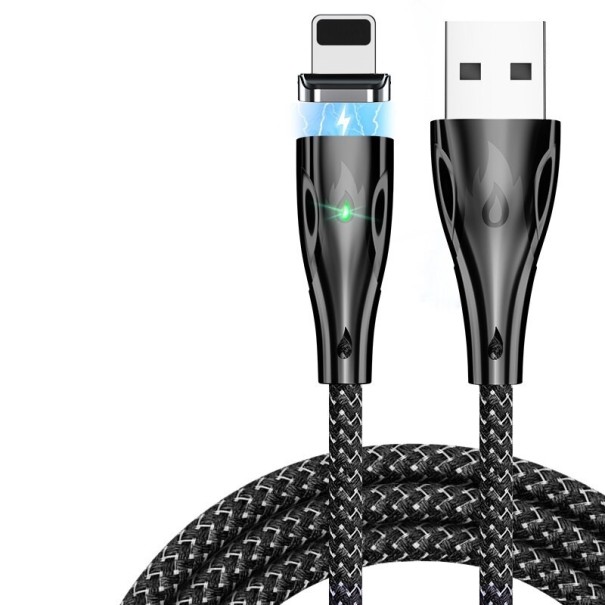 Datový magnetický USB kabel K500 černá 1 m 3