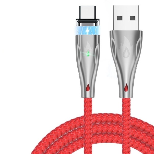 Datový magnetický USB kabel K500 červená 1 m 2