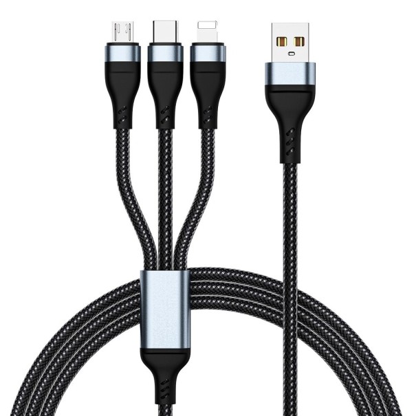 Datový USB kabel 3v1 P3967 černá