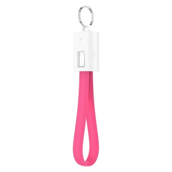 Dátový USB kábel K557 ružová 2