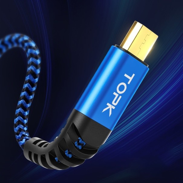 Datový USB kabel modrá 1 m 2
