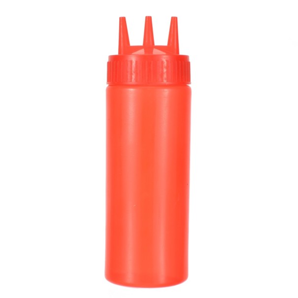 Dávkovač na omáčky 3 trysky červená M