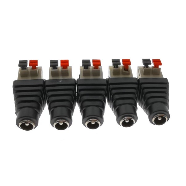 DC-terminal 2,1 x 5,5 mm hun 5 stk. 1