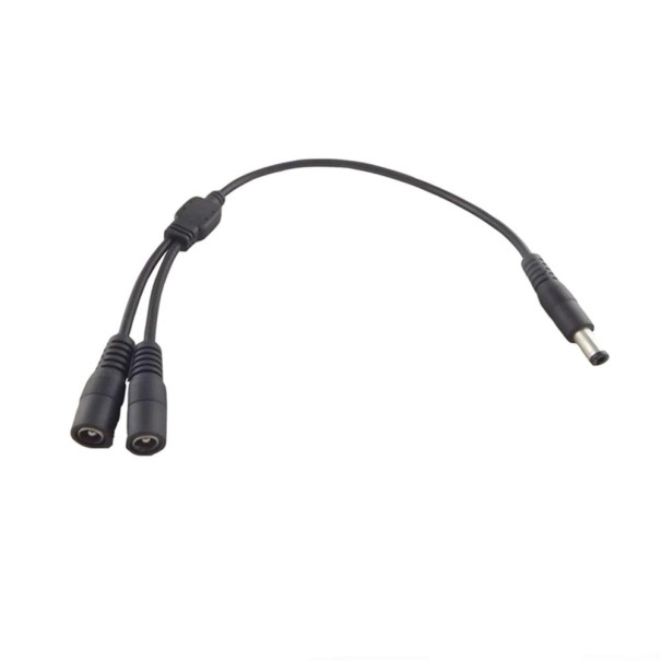 DC-virtakaapeli 5,5 x 2,5 mm CCTV-käyttöön 30 cm 1