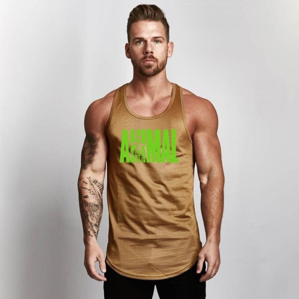 Débardeur pour homme F1813 doré L 1