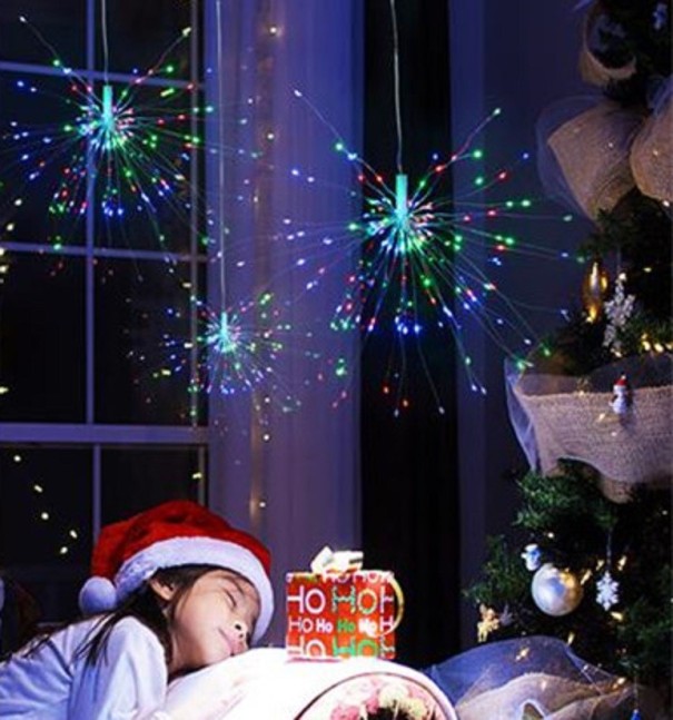 Decor strălucitor cu LED multicolor