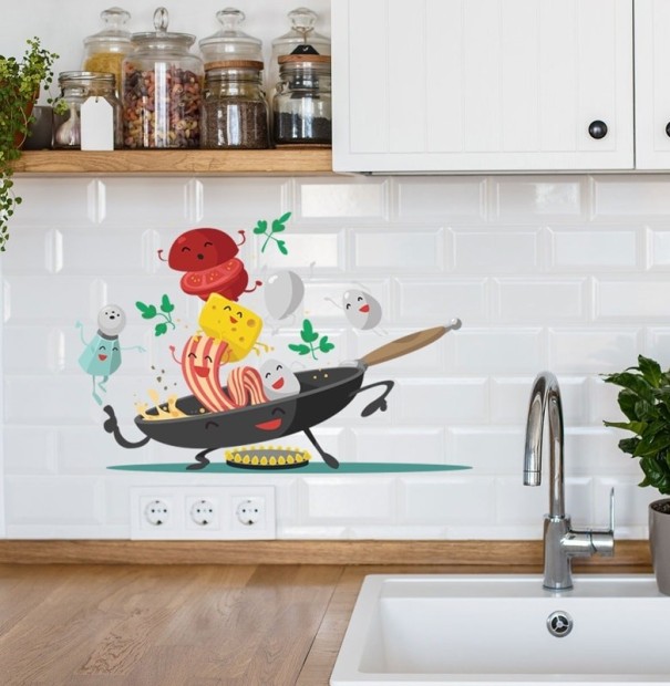 Decoração autocolante para a cozinha 1