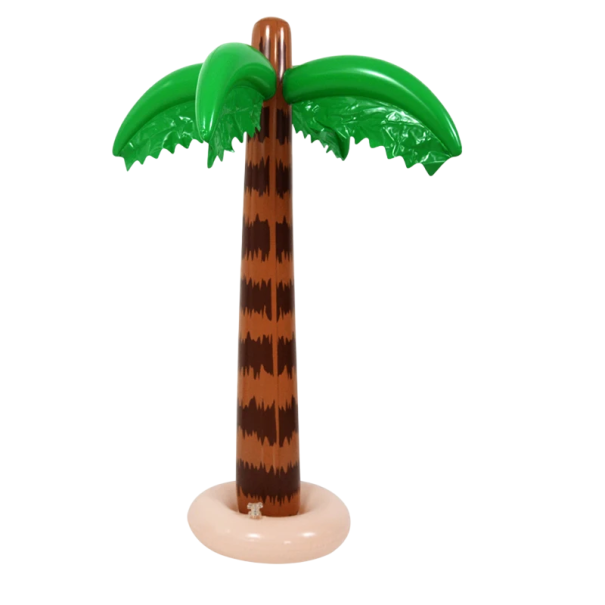 Decoração de festa havaiana palmeira insuflável PVC 45,5x89,5 cm Festa de Verão Tropical de Praia Aniversário Brinquedo Infantil Decoração de Piscina 1