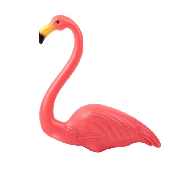 Decoração de jardim em forma de flamingo salmão 1