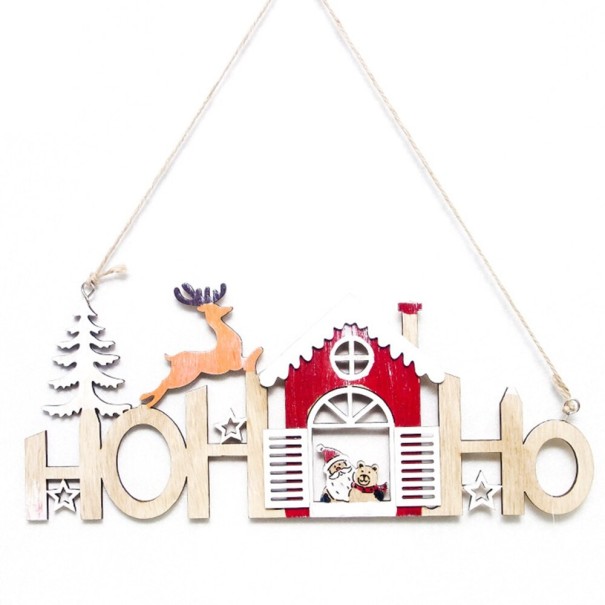 Decoração de Natal Suspensa Ho Ho Ho 1