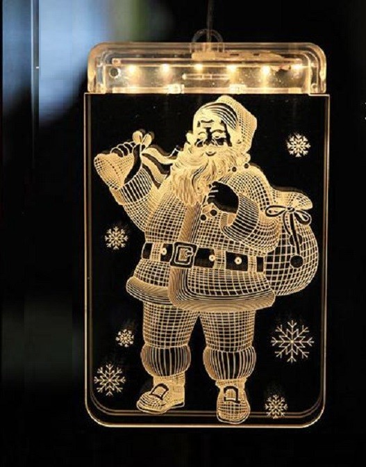 Decoração de Natal suspensa iluminada 3