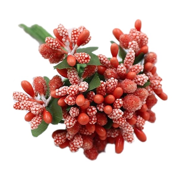 Decoração Floral J3506 vermelho claro