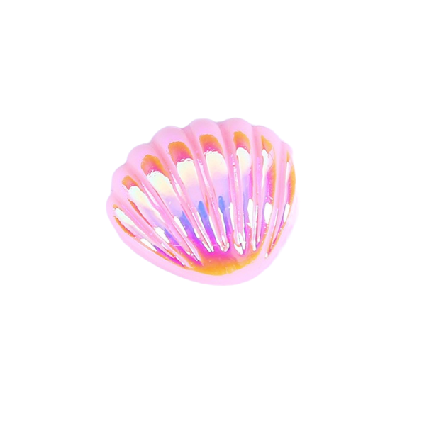 Decoração mini conchas rosa