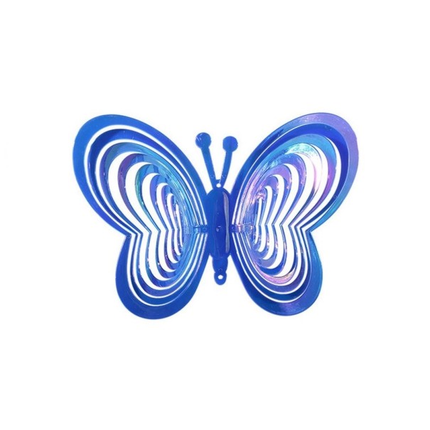 Decoración colgante mariposa azul