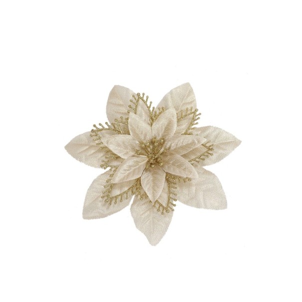 Decoración de estrella navideña 5 piezas dorado