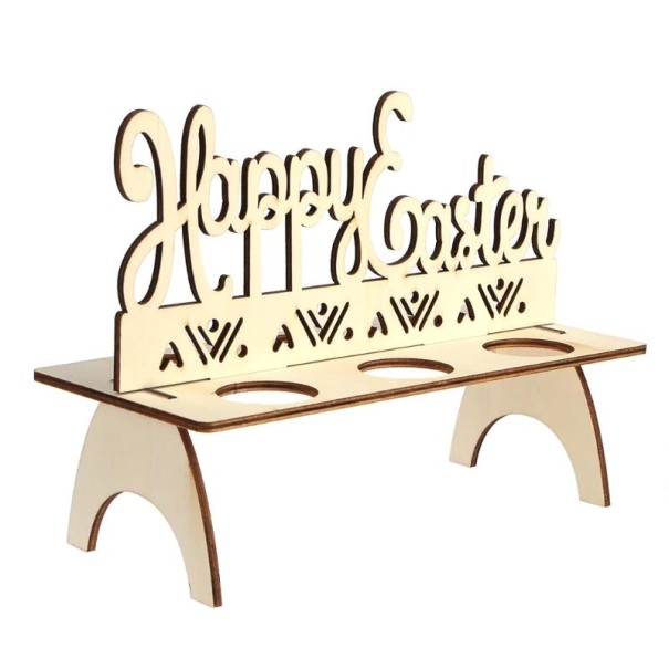 Decoración de huevos de Pascua de madera 3