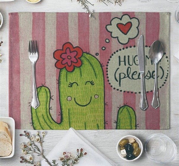 Decoración de mesa con cactus 11