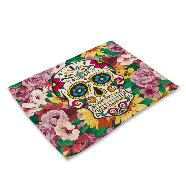 Decoración de mesa con calaveras 9