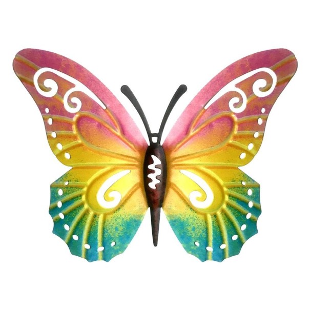 Decoración de pared de jardín de mariposas 3