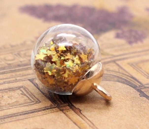 Decoración navideña con estrellas 10 uds. dorado