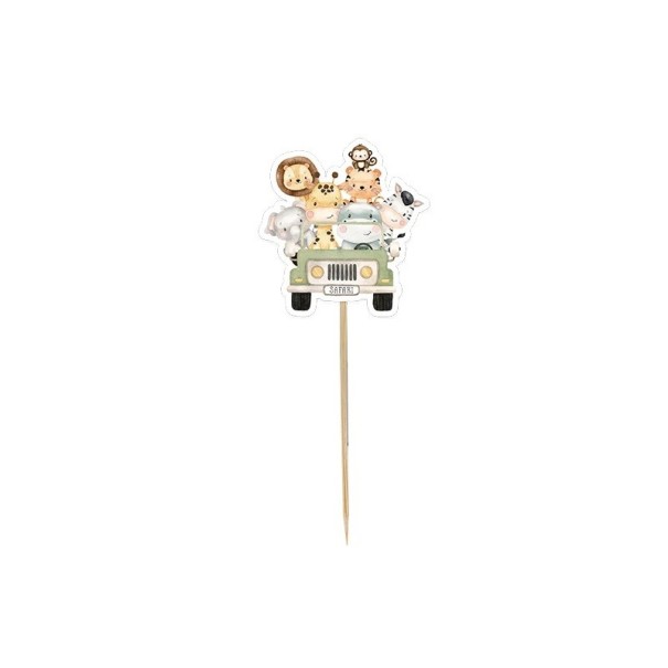 Decoración para tarta Animales de safari en coche 4,5 cm Motivo divertido Fiesta de animales Fiesta infantil Decoración para tarta 1 Decoración para tarta Animales de safari en coche 4,5 cm Motivo divertido Fiesta de animales Fiesta infantil Decoración para tarta 1