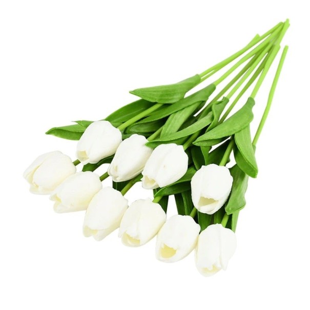 Decoratief boeket tulpen 10 stuks 11