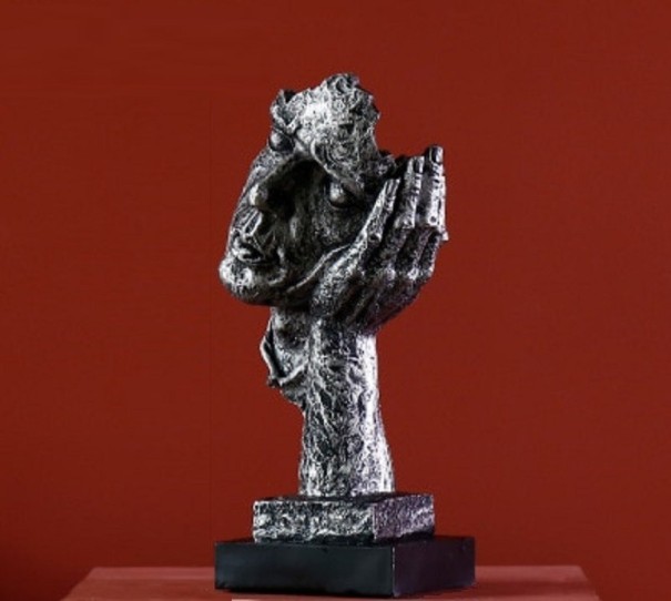 Decoratief borstbeeld gezicht 5