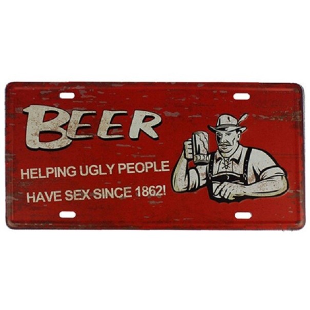 Decoratief metalen bord 8