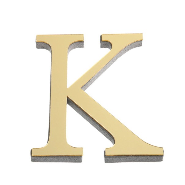 Decoratieve acrylletter K