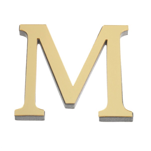 Decoratieve acrylletter M