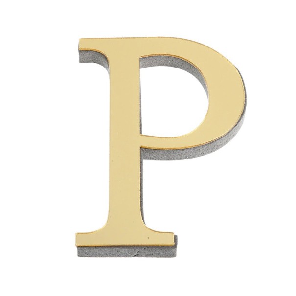 Decoratieve acrylletter P