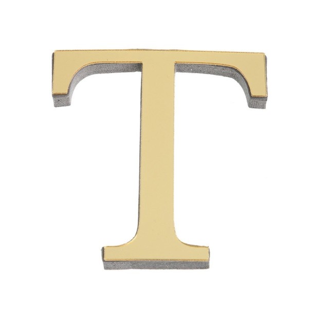 Decoratieve acrylletter T