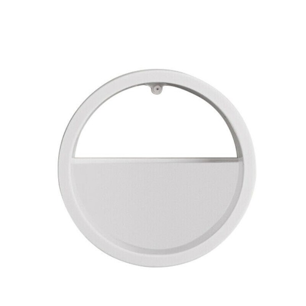 Decoratieve bloempot voor aan de muur wit 23 cm