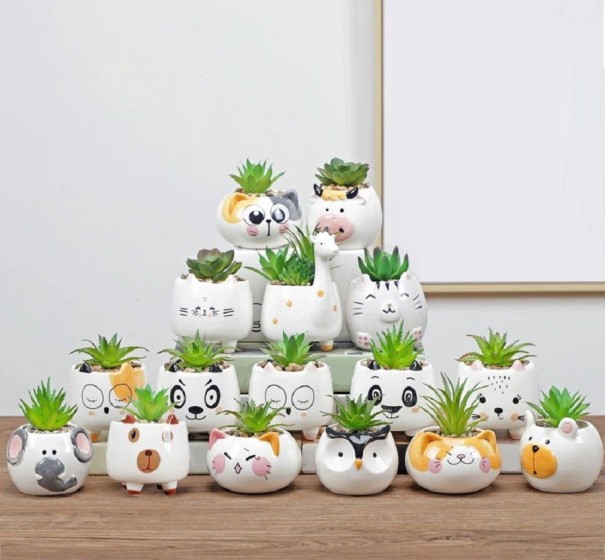 Decoratieve bloempot