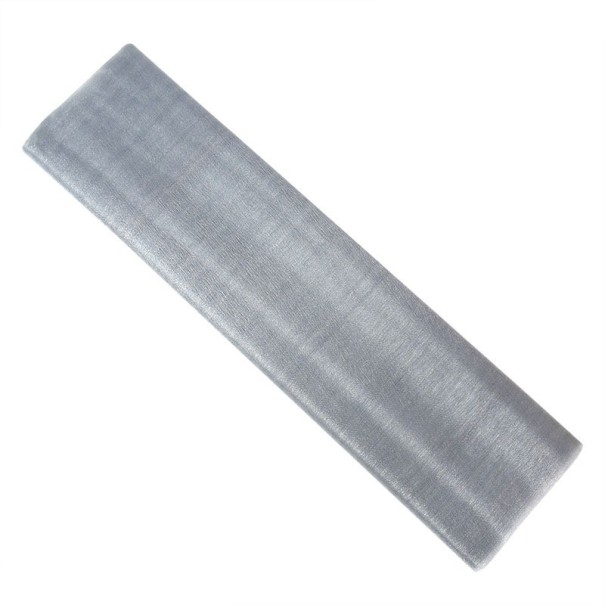 Decoratieve bruidsstof 10 m grijs